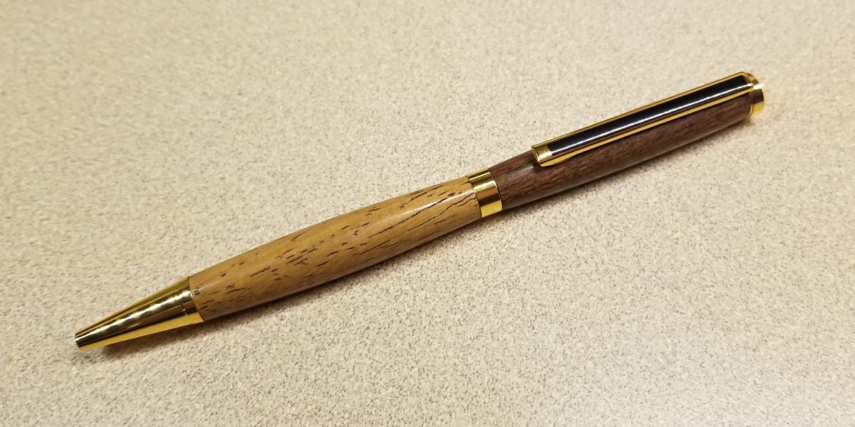 Two-toned Artisanal Pen - Fifth Energy Jewelry