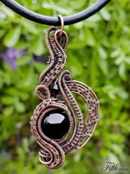 Rainbow Obsidian Pendant Fifth Energy