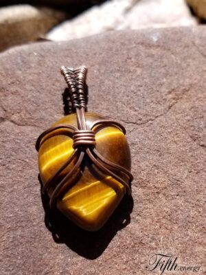 Fifth Energy Jewelry Tigers Eye Pendant Unique Gifts