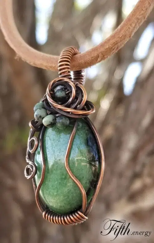 Fifth Energy Jewelry Kambaba Pendant Unique Gifts