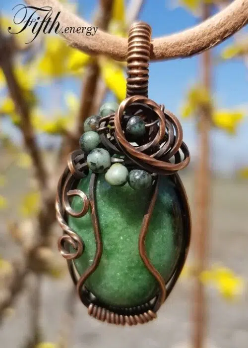 Fifth Energy Jewelry Kambaba Pendant Unique Gifts