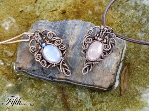 Blue Lace Agate Necklace