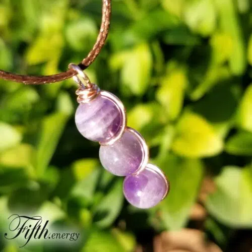 Amethyst Drop Pendant - Image 3