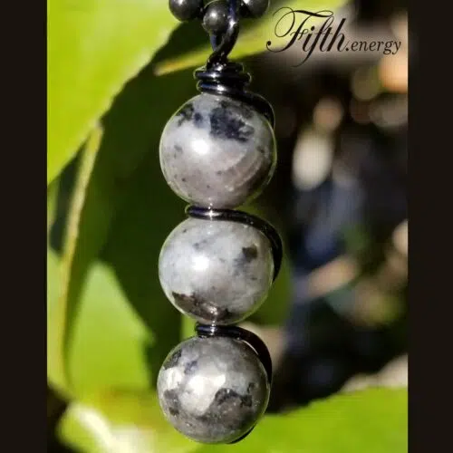Larvikite Pendant Necklace Fifth Energy Jewelry