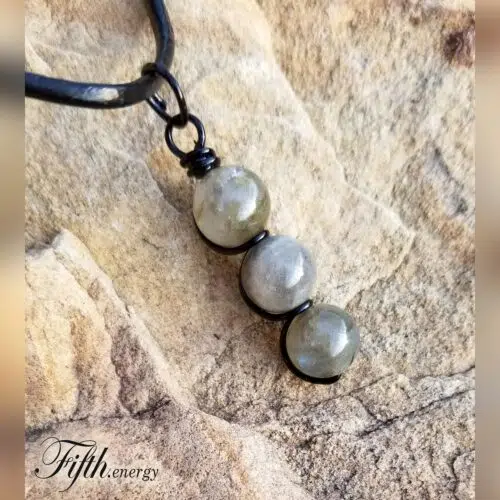 Labradorite Drop Pendant Fifth Energy Jewelry