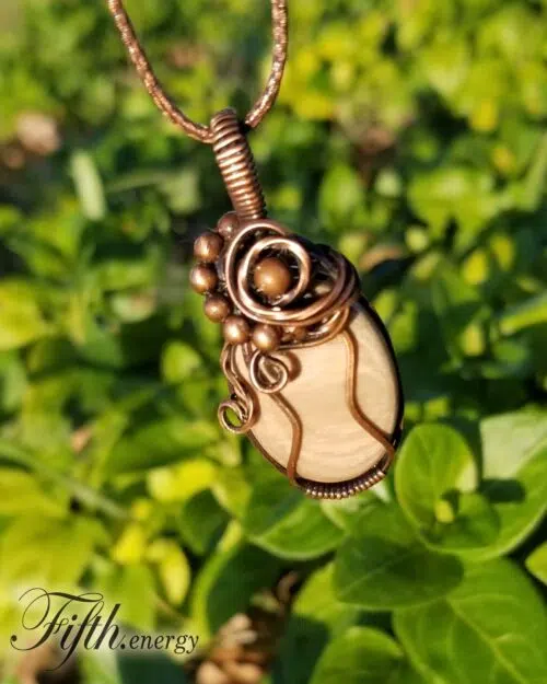 Petrified Wood Necklace Fifth Energy Jewelry