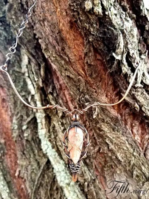 Enchanting Sunstone Choker Necklace Fifth Energy Jewelry