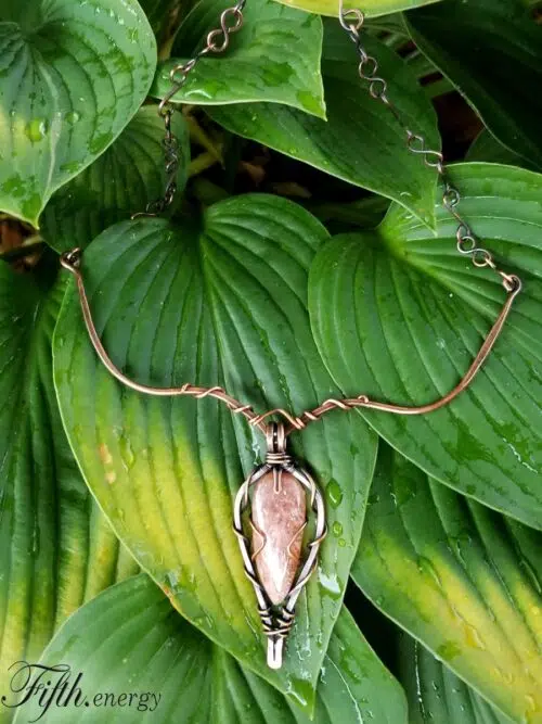Enchanting Sunstone Choker Necklace Fifth Energy Jewelry