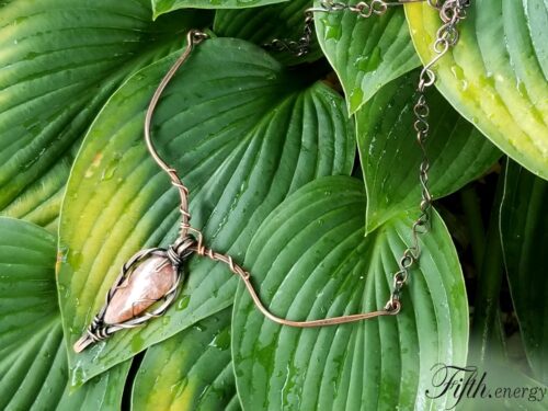 Enchanting Sunstone Choker Necklace Fifth Energy Jewelry