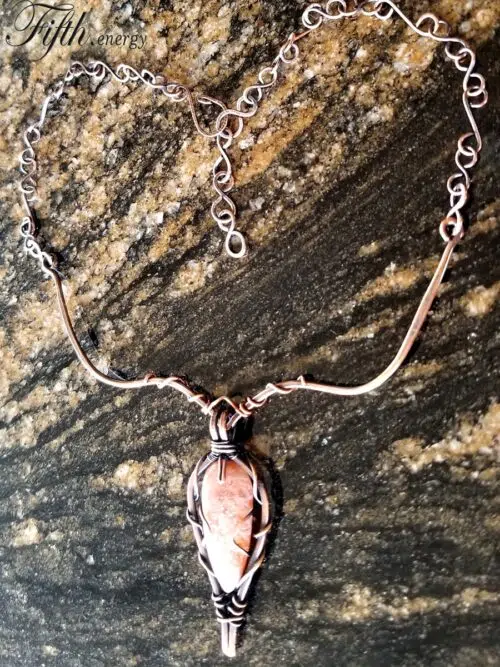 Enchanting Sunstone Choker Necklace Fifth Energy Jewelry
