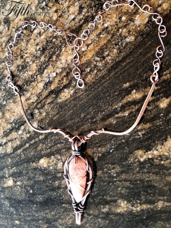 Enchanting sunstone choker necklace fifth energy jewelry