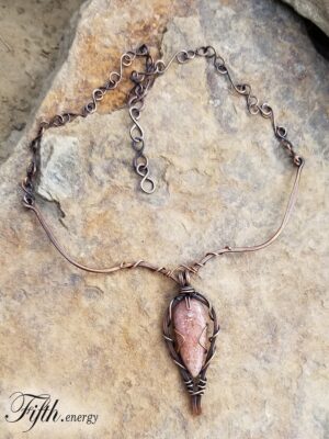 Enchanting Sunstone Choker Necklace Fifth Energy Jewelry