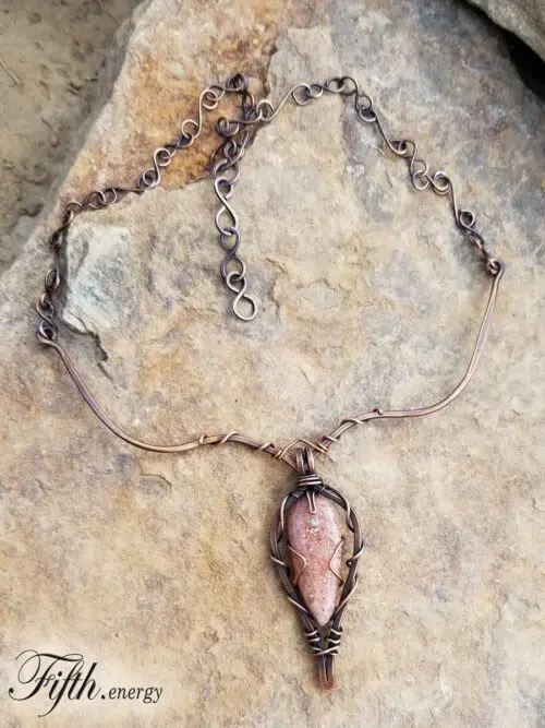 Enchanting Sunstone Choker Necklace Fifth Energy Jewelry