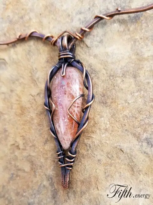 Enchanting Sunstone Choker Necklace Fifth Energy Jewelry