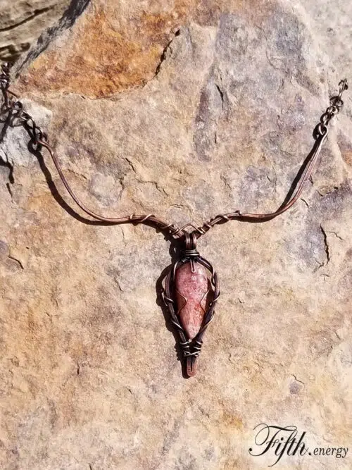 Enchanting Sunstone Choker Necklace Fifth Energy Jewelry