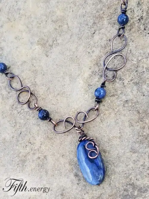 Sunset Dumortierite Fifth Energy Jewelry