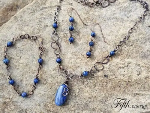 Sunset Dumortierite Fifth Energy Jewelry