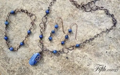 Sunset Dumortierite Fifth Energy Jewelry