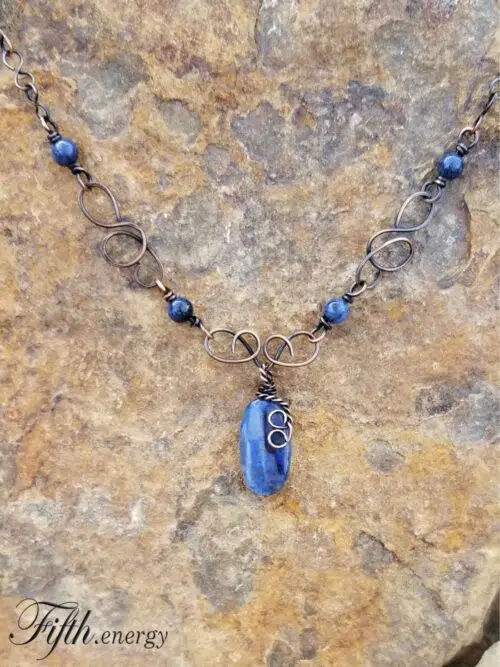 Sunset Dumortierite Fifth Energy Jewelry