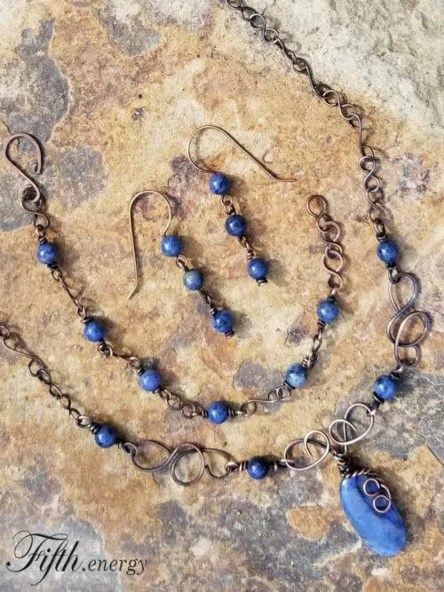 Sunset Dumortierite Fifth Energy Jewelry