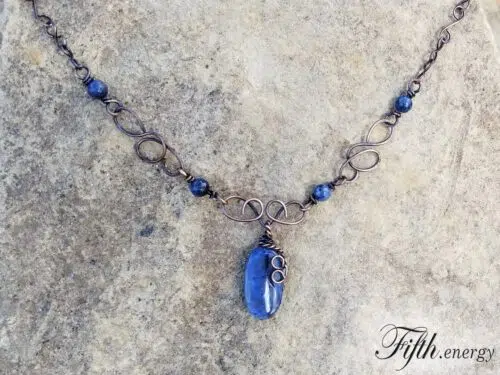 Sunset Dumortierite Fifth Energy Jewelry