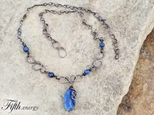 Sunset Dumortierite Fifth Energy Jewelry