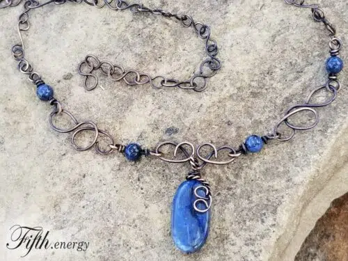 Sunset Dumortierite Fifth Energy Jewelry
