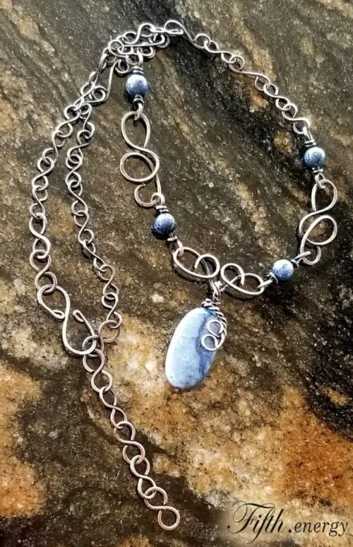 Sunset Dumortierite Fifth Energy Jewelry