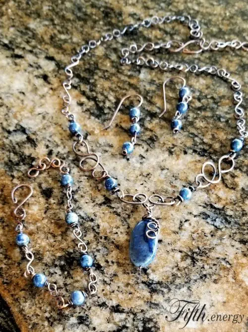 Sunset Dumortierite Fifth Energy Jewelry
