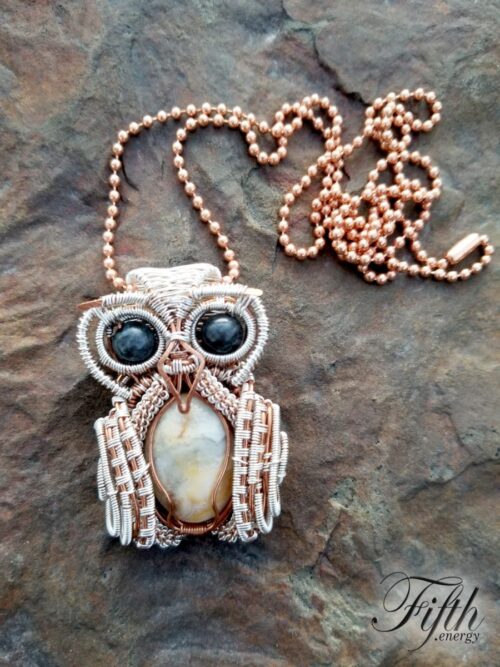 Snow Owl Necklace
