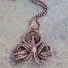 Copper Clover Necklace Fifth Energy Jewelry