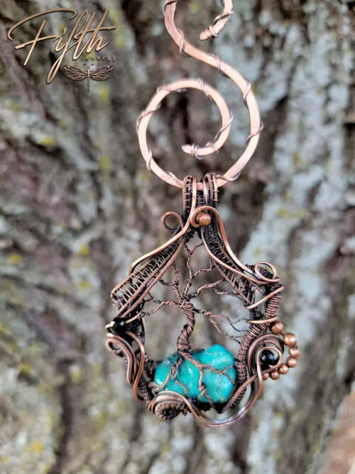 Tree of Life Copper Hanging Art Fifth Energy Creations