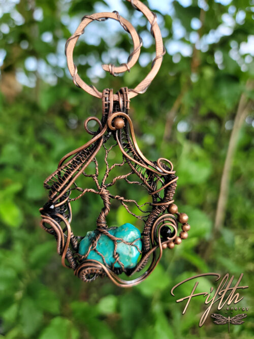 Tree of Life Copper Hanging Art Fifth Energy Creations