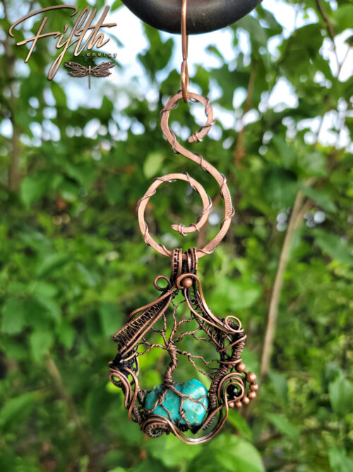 Tree of Life Copper Hanging Art Fifth Energy Creations
