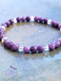Lepidolite Bracelet Fifth Energy Jewelry Natural Gemstones