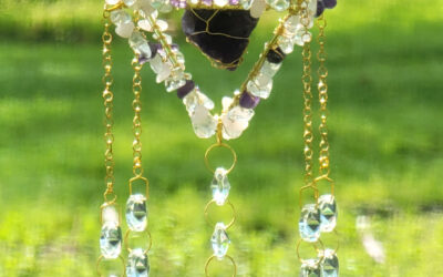 Raw Amethyst Suncatcher
