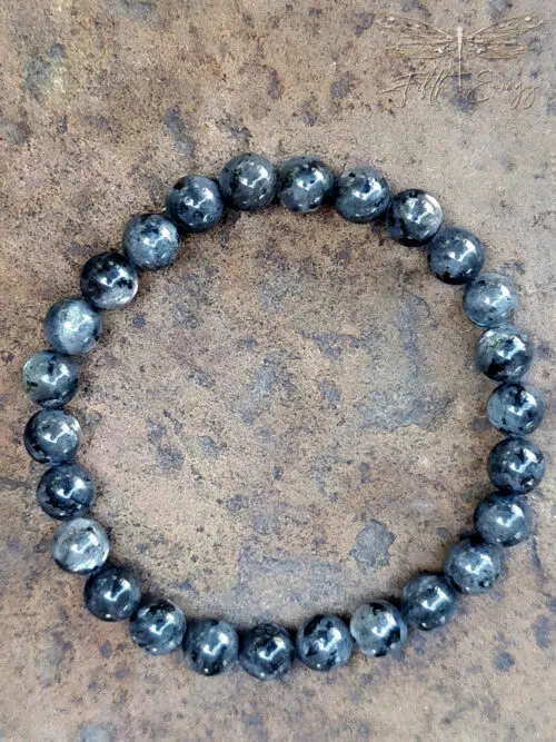 Mens Larvikite Bracelet Fifth Energy Jewelry