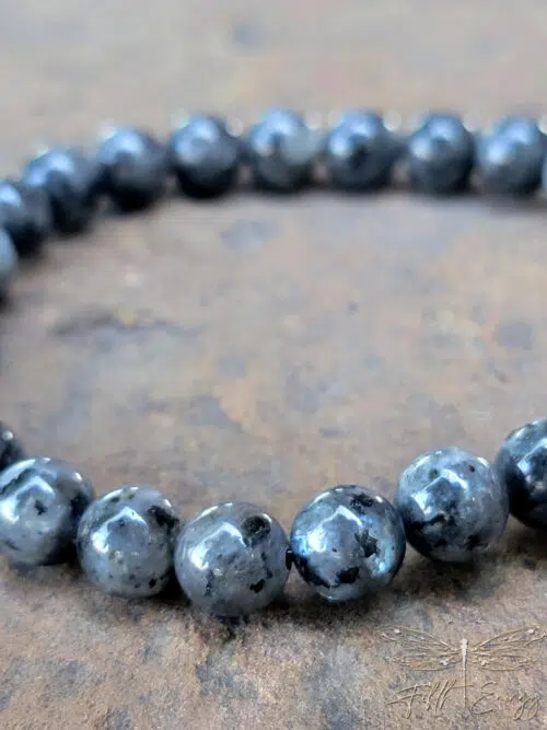 Mens Larvikite Bracelet Fifth Energy Jewelry
