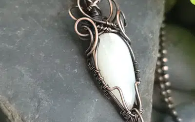 Celtic Selenite Necklace