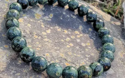 Mens Kambaba Gemstone Bracelet