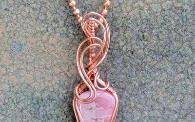 Rhodochrosite and Copper Necklace