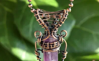 Mens Amethyst Amulet – “Soldier” Series