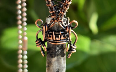 Mens Larvikite Amulet – “Soldier” Series