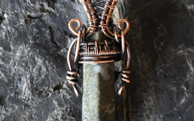 Mens Pyrite Amulet – “Soldier” Series