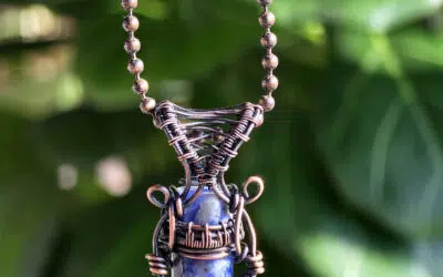 Mens Sodalite Amulet – “Soldier” Series
