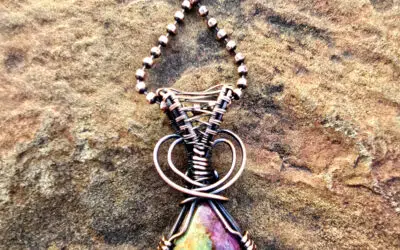 Ruby in Zoisite Copper Necklace