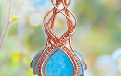 Smithsonite Baby Blues Copper Necklace