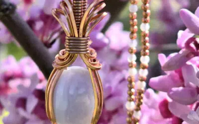 Blue Lace Agate Pendant Necklace
