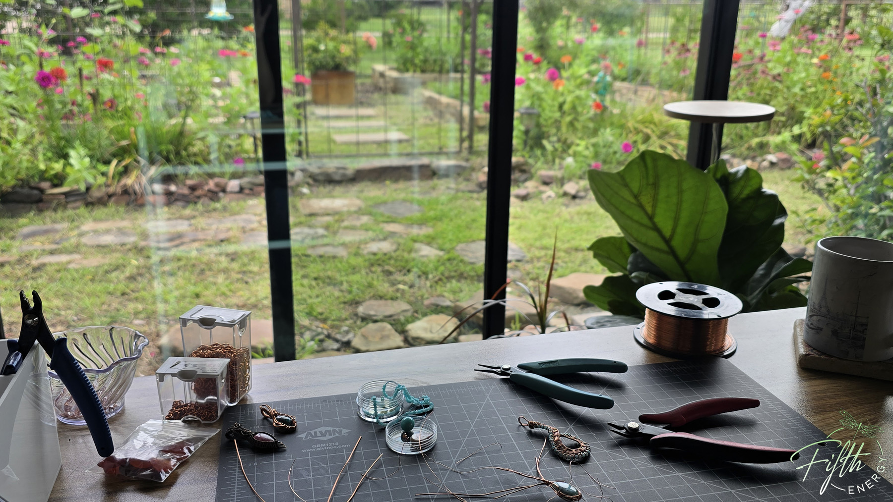 Gemstone Meanings Intentional Living Threads of Light Fifth Energy Jewelry Blog Workbench view