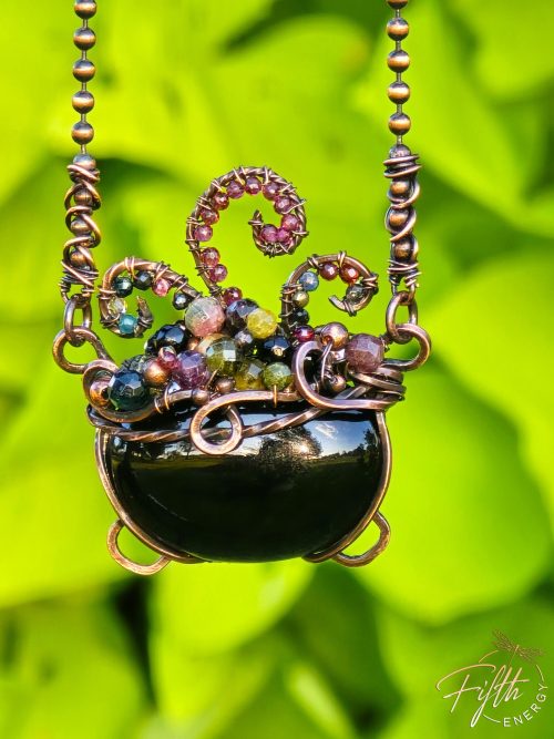 Bubbling Cauldron Necklace Fifth Energy Jewelry